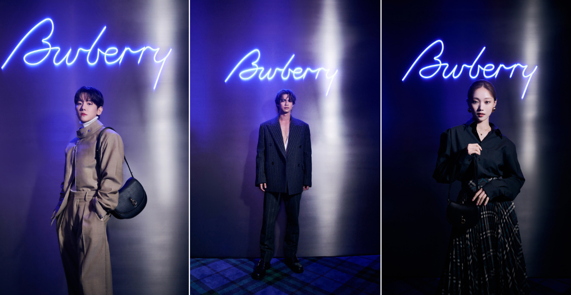 Der strahlende Vachirawit, Baekhyun und Irene Kim bringen Burberrys Knight ...