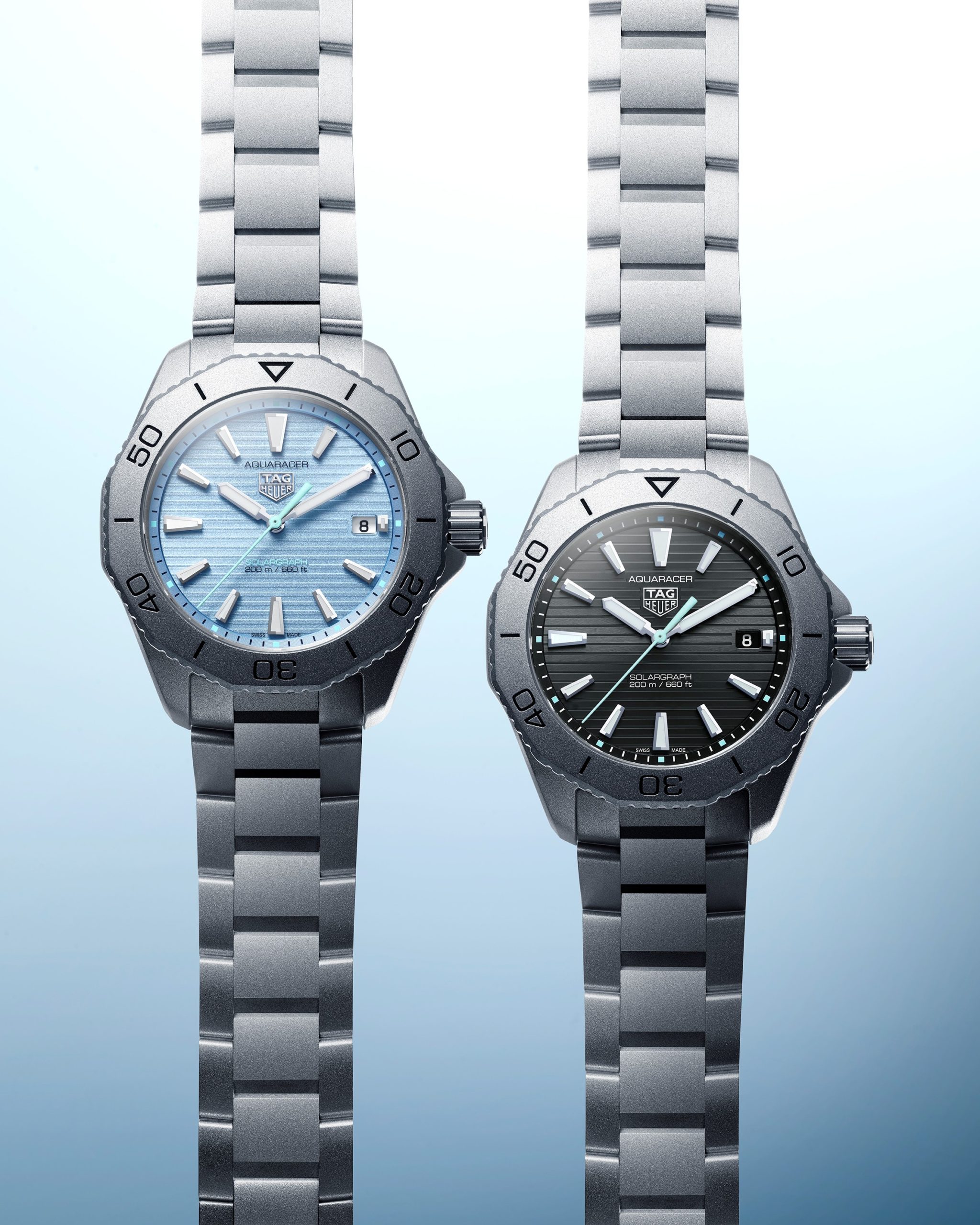 TAG Heuer's 36mm Aquaracer Professional 300 Makes A Splash With Three New Colourways