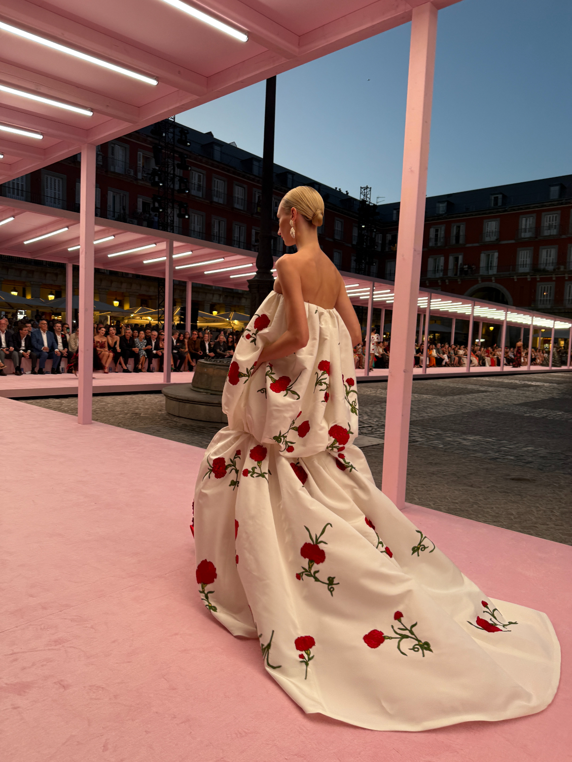 Get Ready With Kelsey Merritt For The Carolina Herrera Show In Madrid