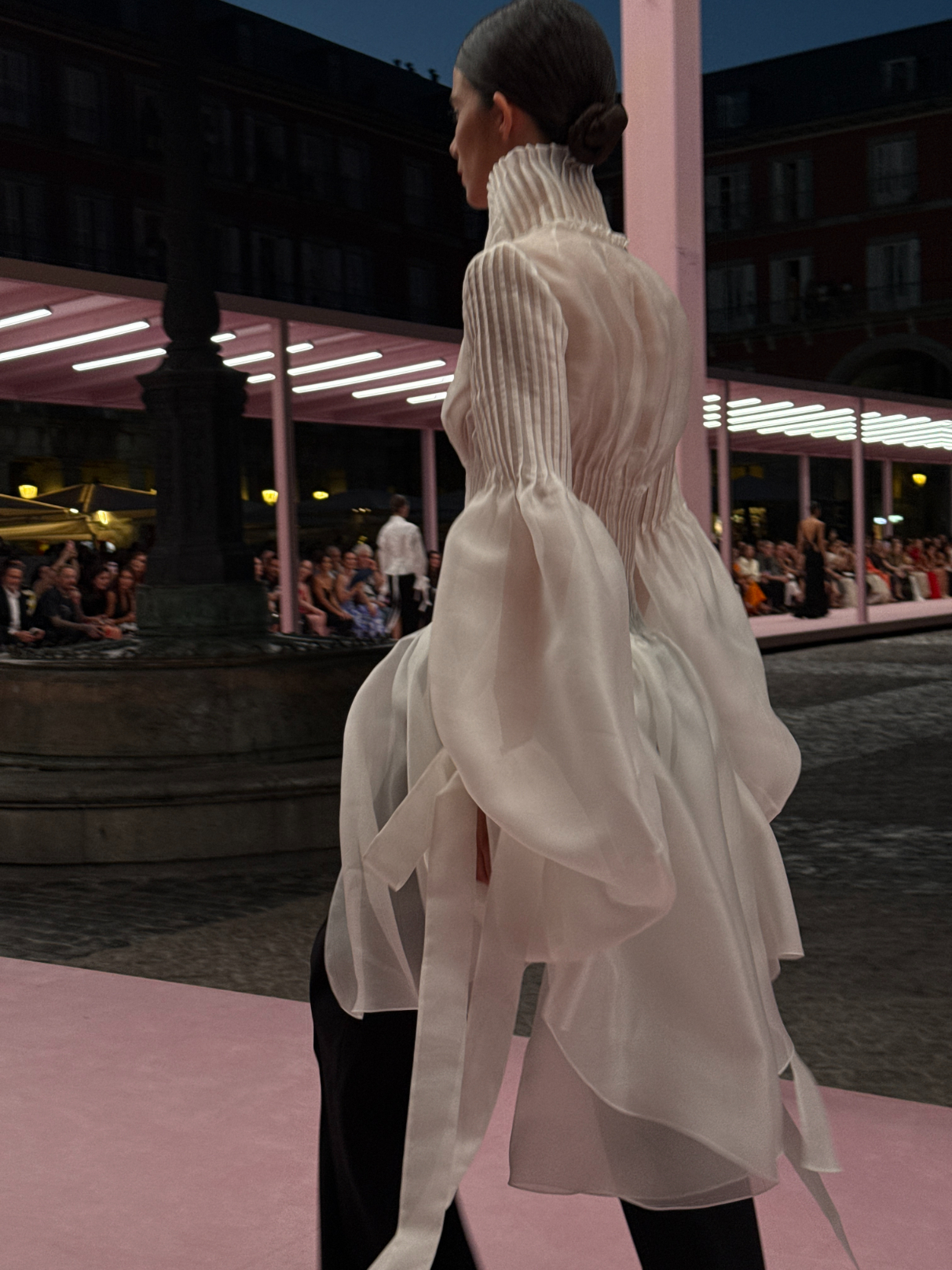 Get Ready With Kelsey Merritt For The Carolina Herrera Show In Madrid