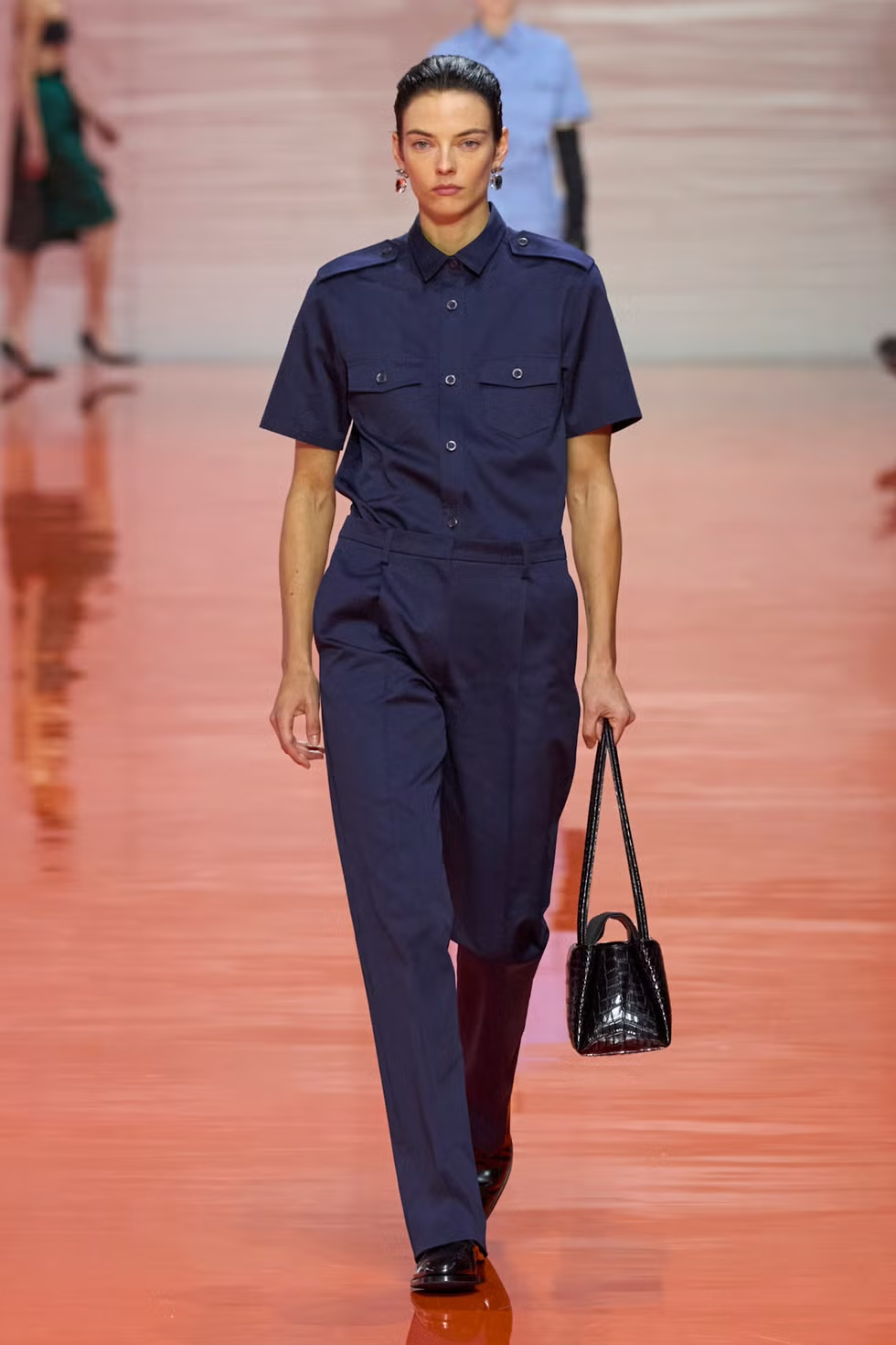 Boilersuits! Suspender Skirts! Prada Goes Back To Basics