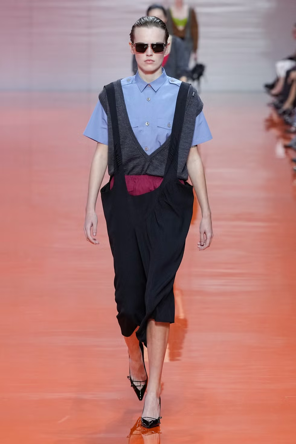 Boilersuits! Suspender Skirts! Prada Goes Back To Basics