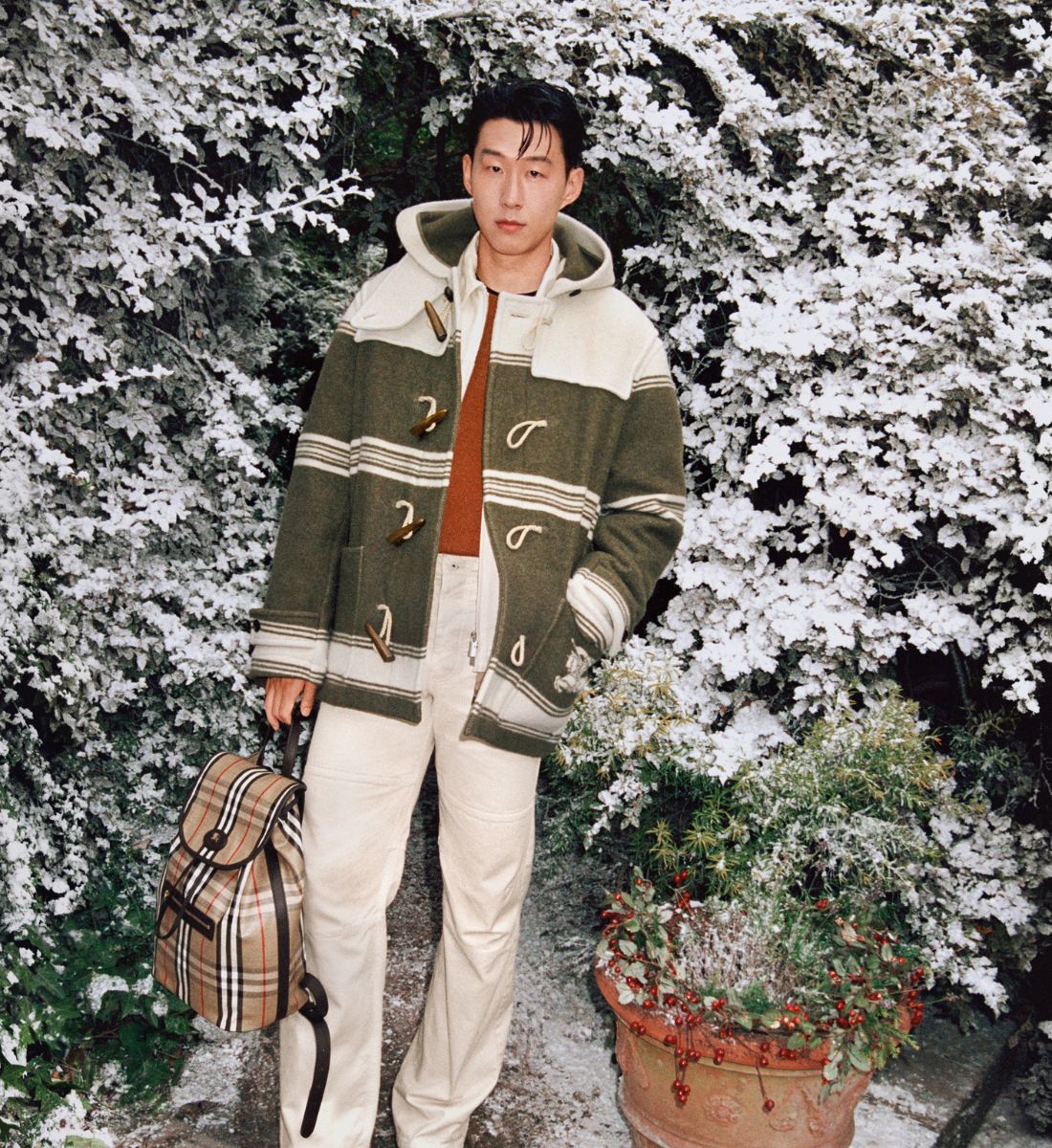Exclusive: Son Heung-min On Ringing In The Holiday Season With Burberry 