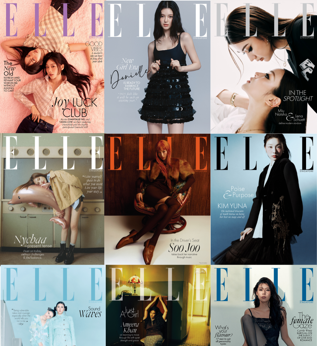 Meet ELLE Singapore's Cover Stars Of 2025 - ELLE Singapore