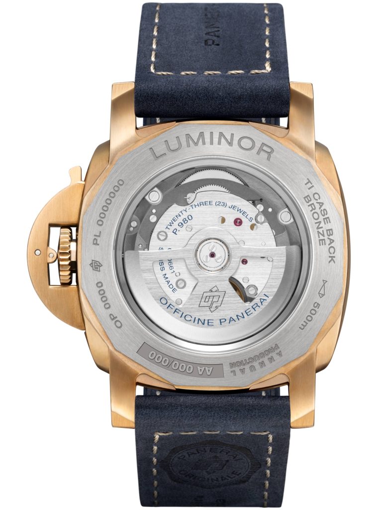 Panerai Creates A Bronze Version Of Its Luminor Marina Timepiece