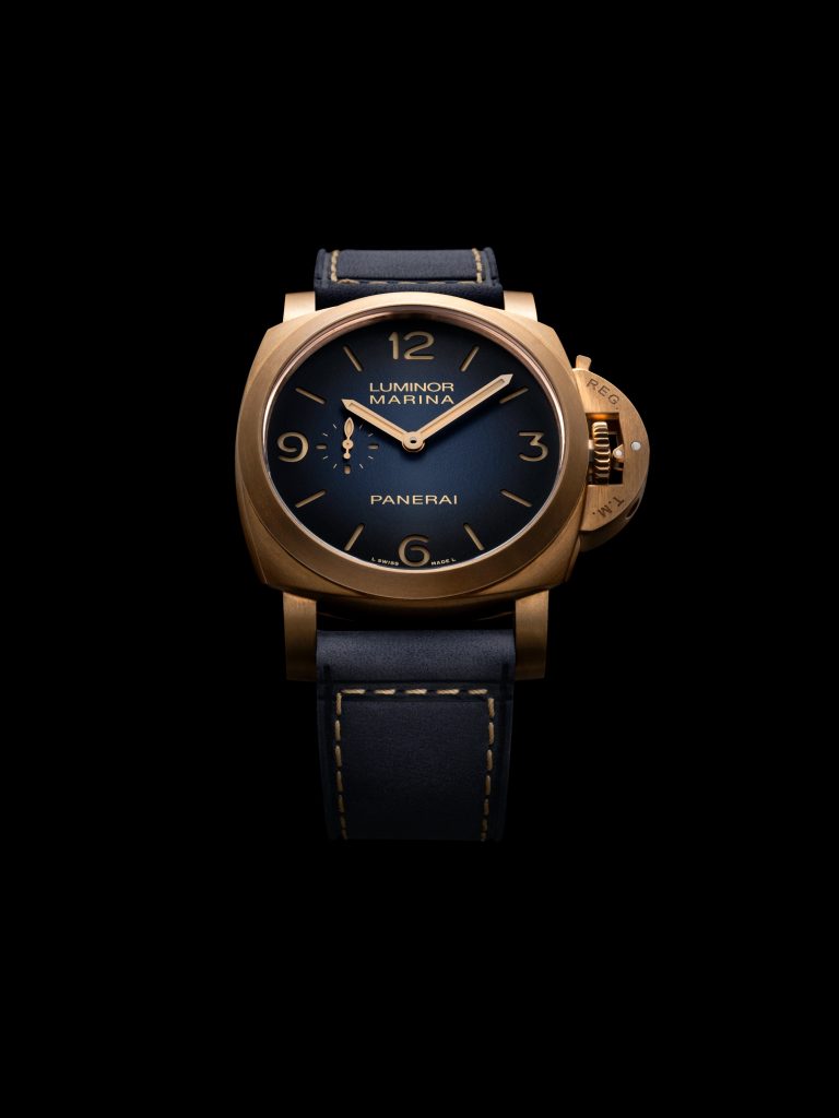 Panerai Creates A Bronze Version Of Its Luminor Marina Timepiece