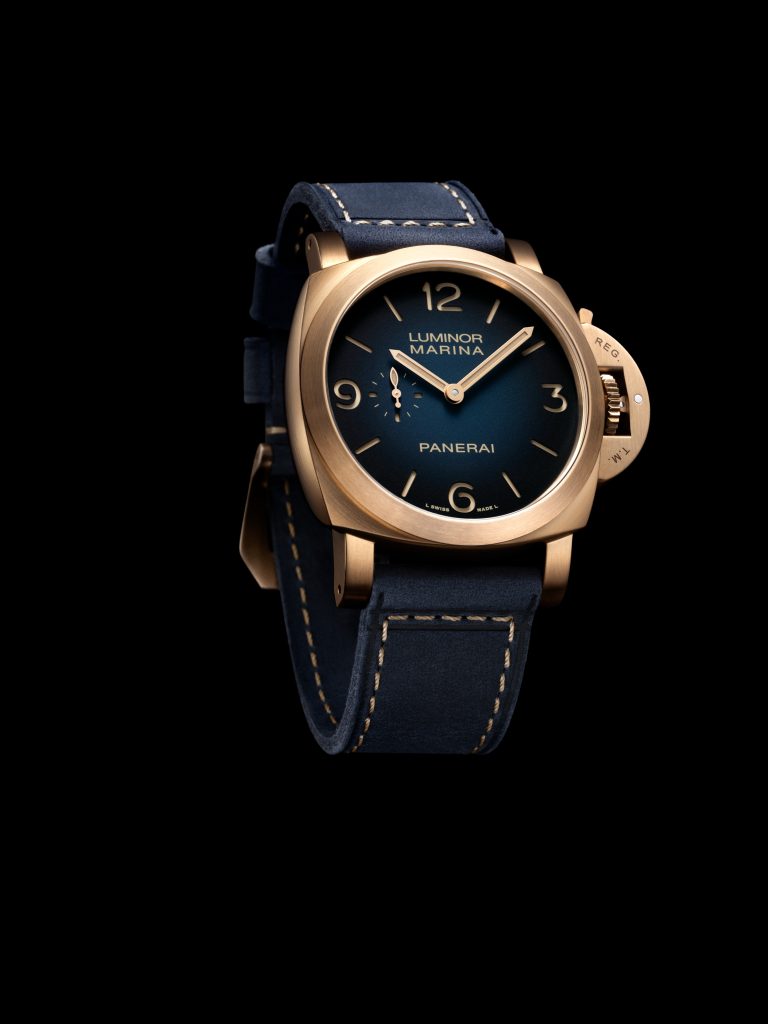 Panerai Creates A Bronze Version Of Its Luminor Marina Timepiece