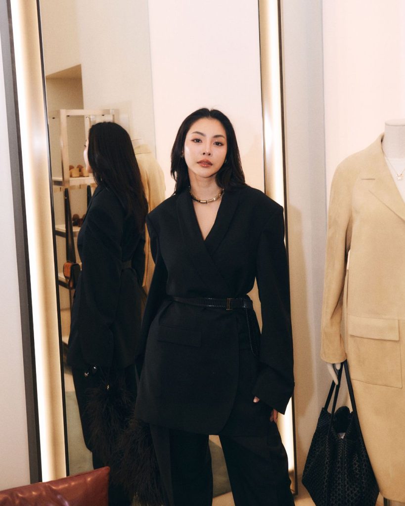 Faye Peraya Channels Elegance in Ferragamo at Milan Fashion Week
