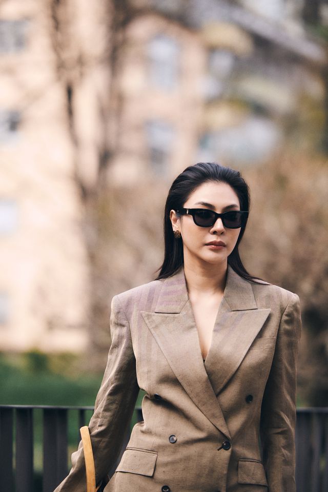 Faye Peraya Channels Elegance in Ferragamo at Milan Fashion Week