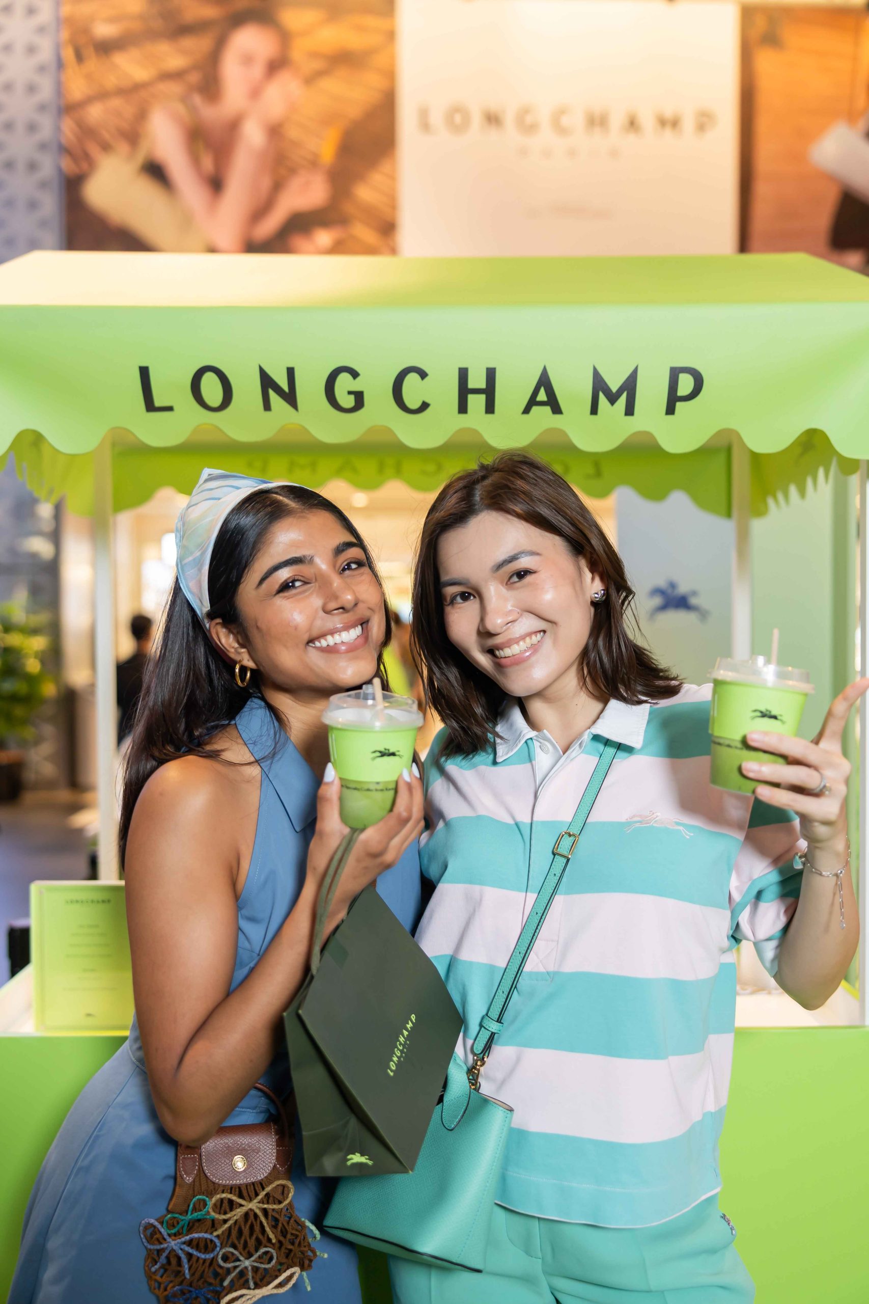 Longchamp Opens An All-Green Boutique In Raffles City
