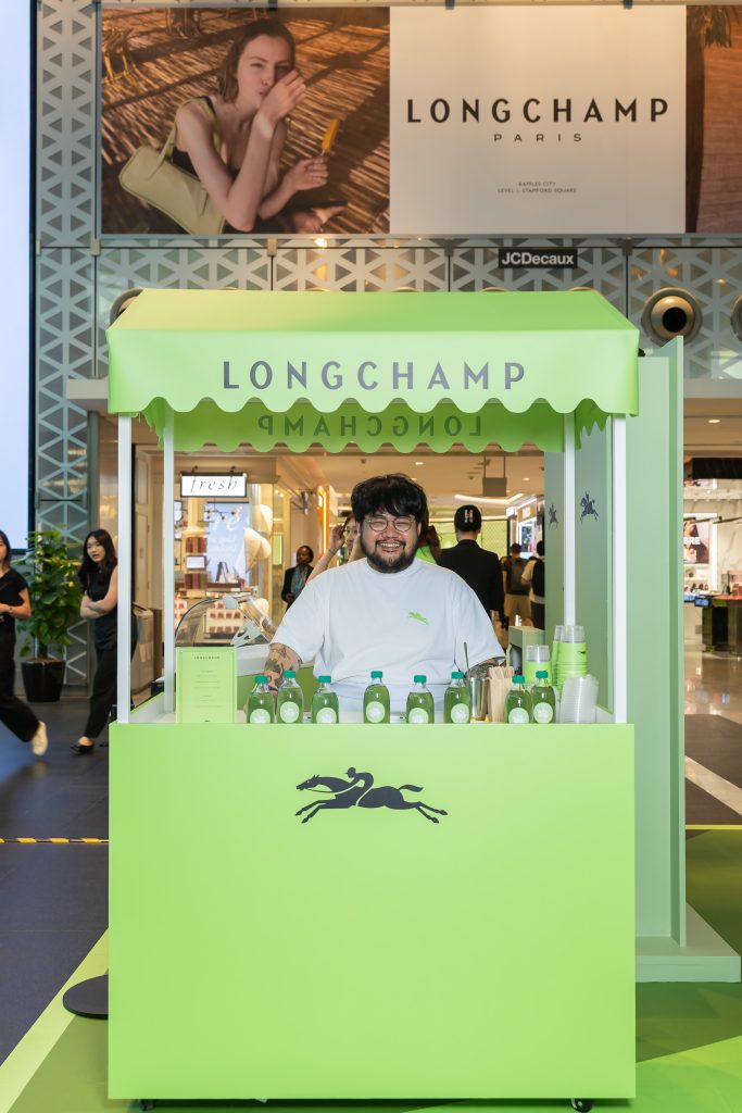 Longchamp Opens An All-Green Boutique In Raffles City