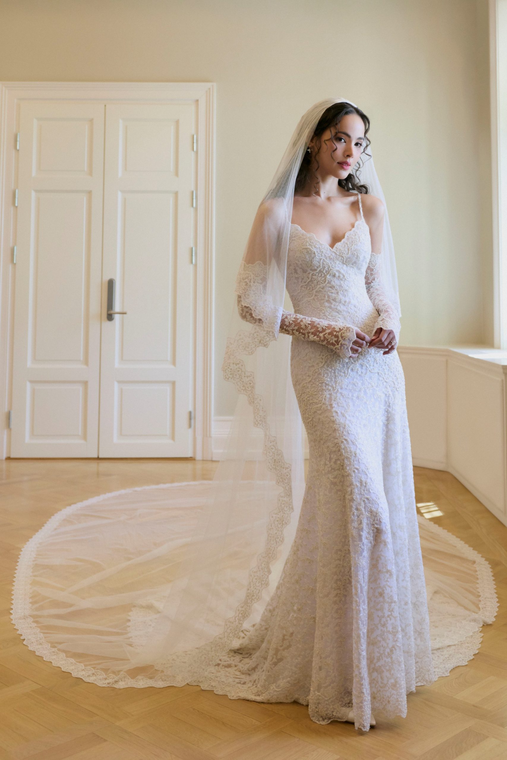 A Closer Look At Urassaya Sperbund's Custom Louis Vuitton Wedding Gown
