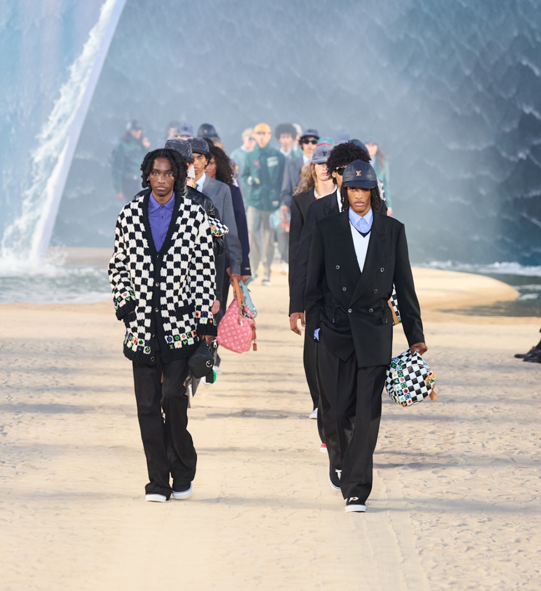 For Louis Vuitton, Pharrell Williams Sends A Tidal Wave Through Paris Fashion Week
