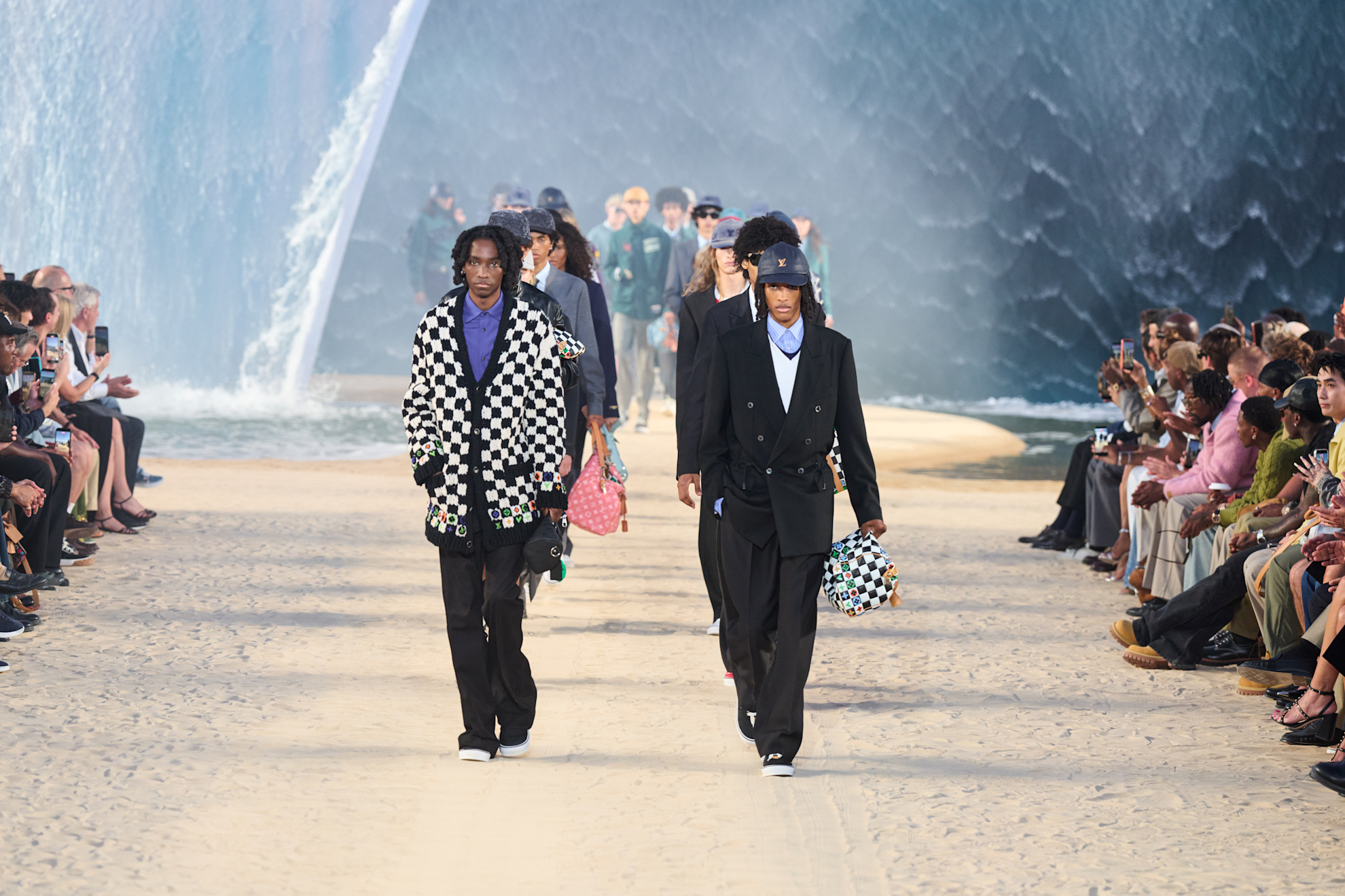 For Louis Vuitton, Pharrell Williams Sends A Tidal Wave Through Paris Fashion Week