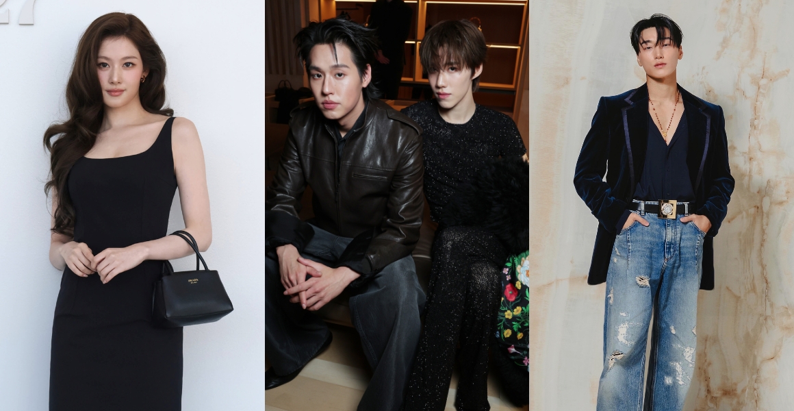Spotted: Billkin, PP Krit, Sana & More At Milan Fashion Week