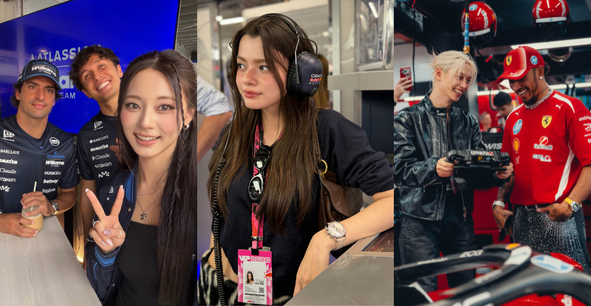Spotted: Felix, Becky, Kim Kardashian, & More At The 2026 Singapore Grand ...